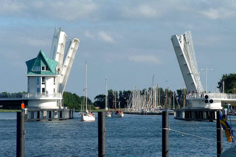 Klappbrücke in Kappeln Bild & Foto von JN Neugebauer aus Fotografie