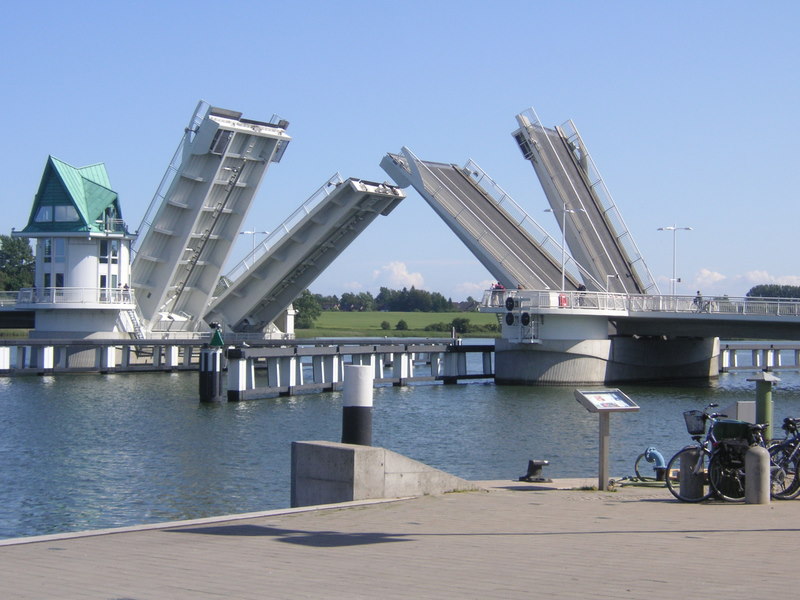 Klappbrücke in Kappeln/Schlei