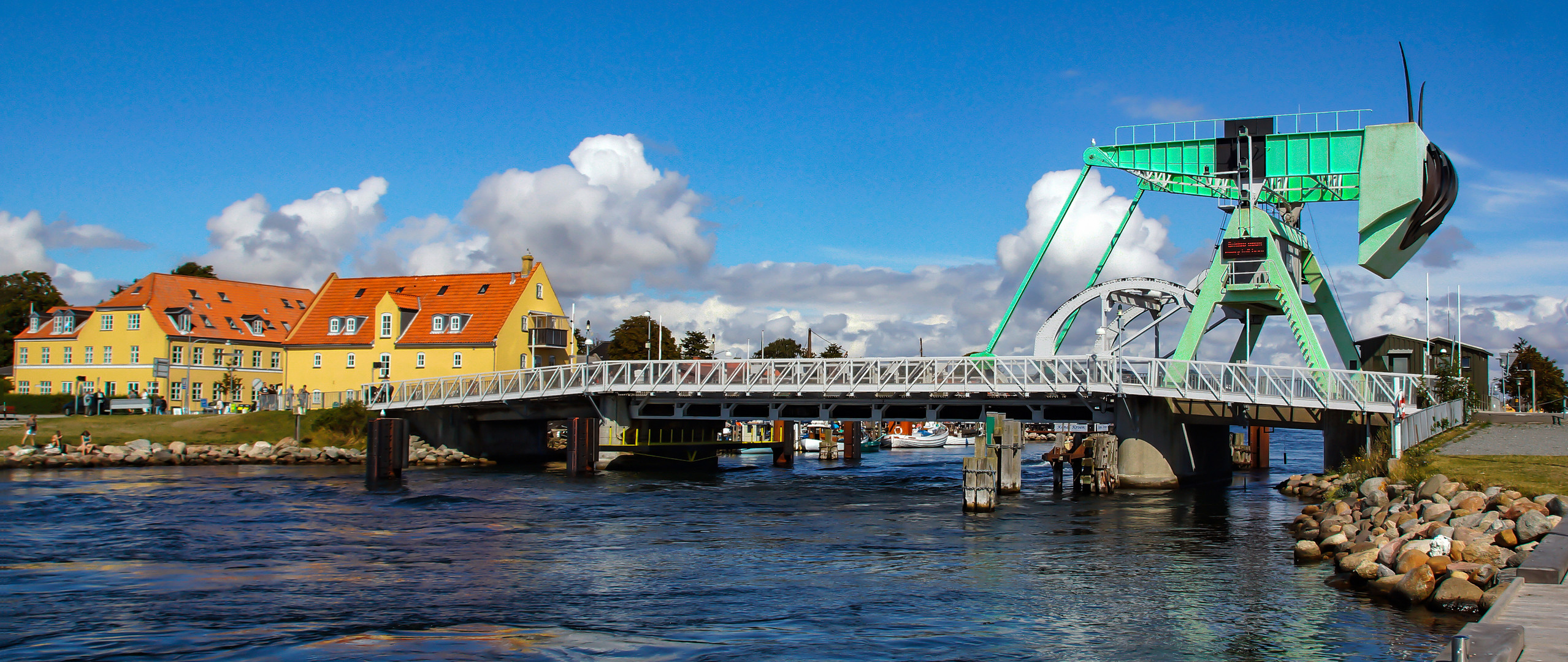 Klappbrücke in Karrebaeksminde