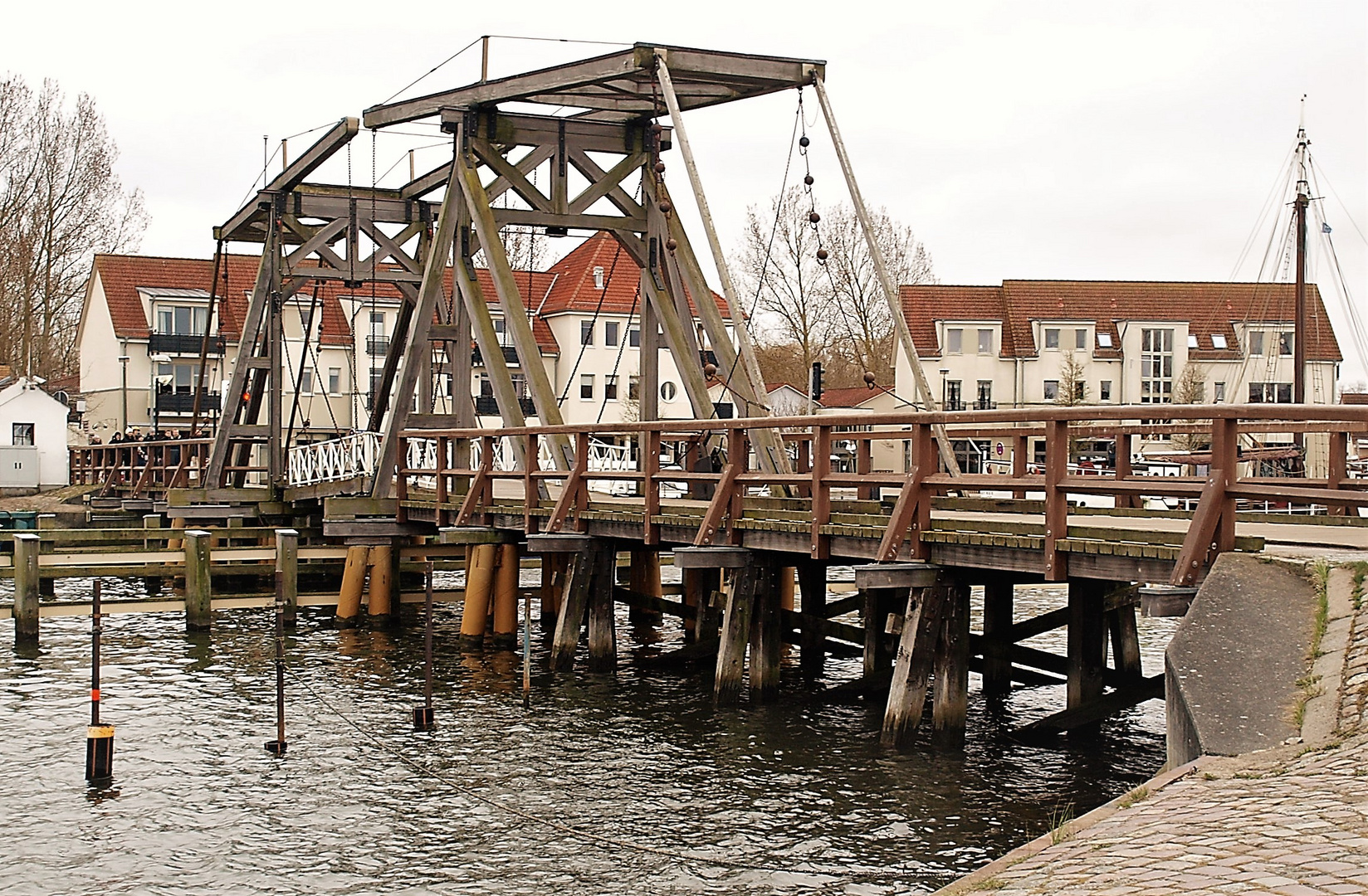 Klappbrücke in Wieck / Greifswald