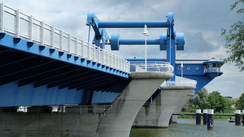 Klappbrücke in Wolgast