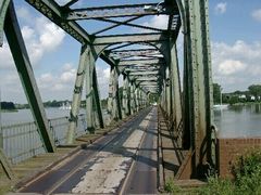 Klappbrücke über die Schlei