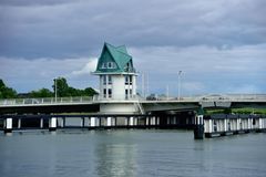 Klappbrücke über die Schlei in Kappeln ..