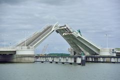 Klappbrücke über die Schlei in Kappeln