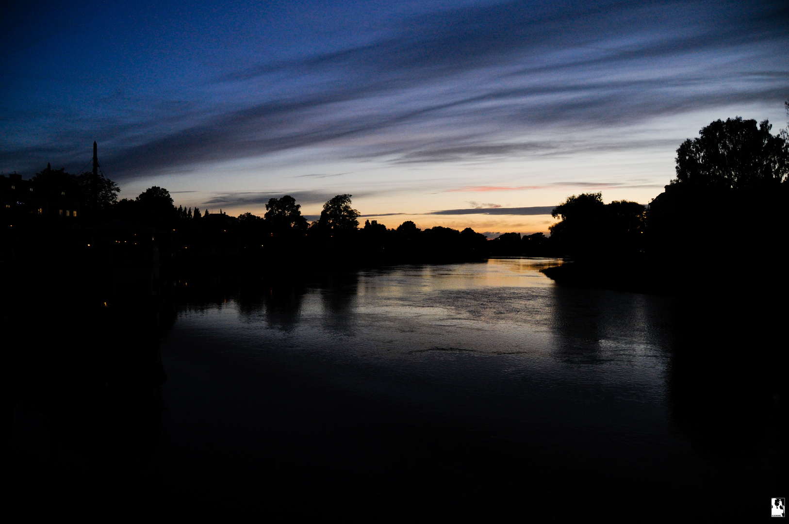 Klarälven am Abend