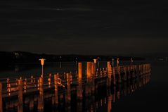 Klare kalte Novembernacht am Ammersee ....