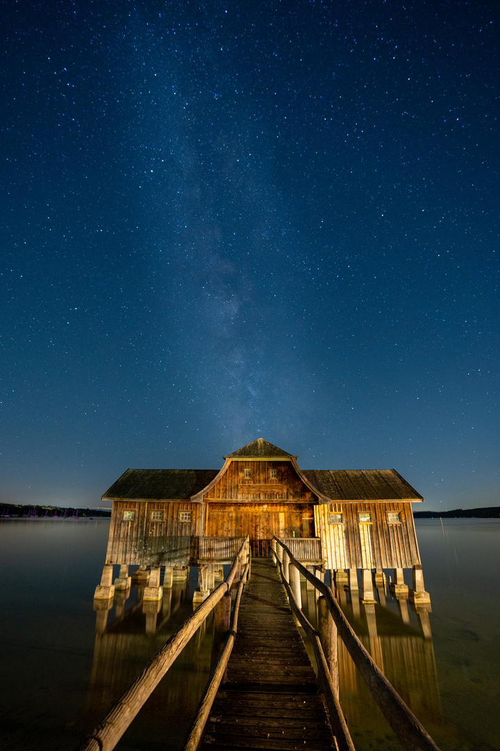 Klare Nacht am Ammersee