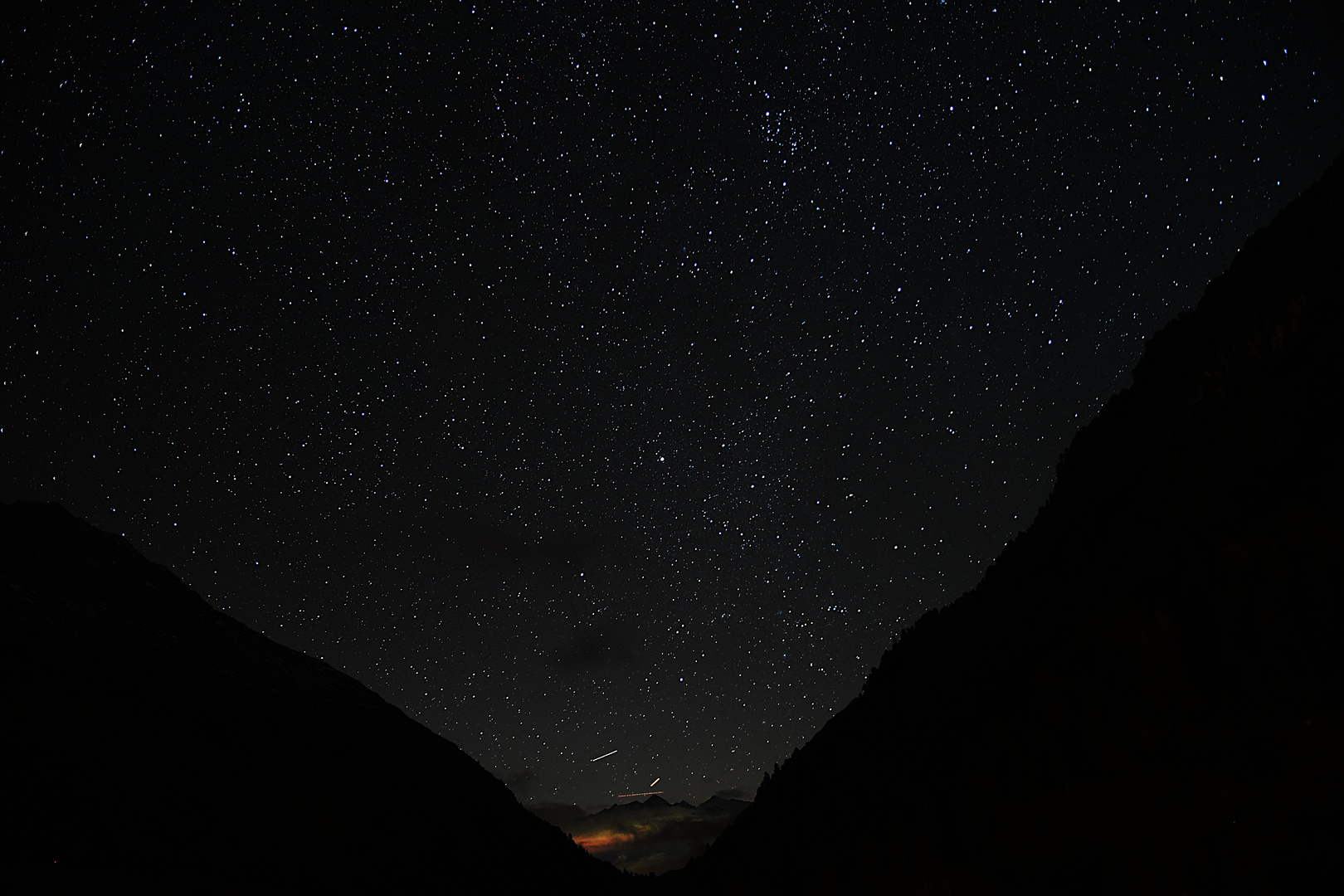 Klare Nacht im Venter Tal