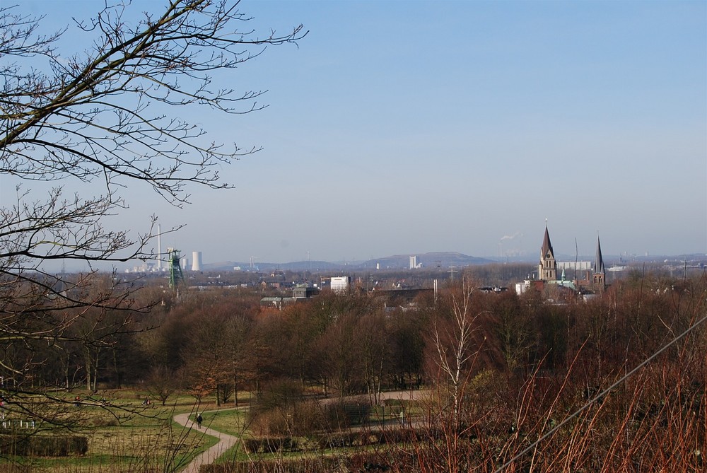 Klare Sicht auf das Ruhrgebiet