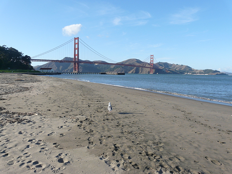 Klare Sicht auf die Golden Gate Bridge