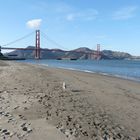 Klare Sicht auf die Golden Gate Bridge