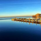 Klarer Dezember-Nachmittag am Steinhuder Meer...