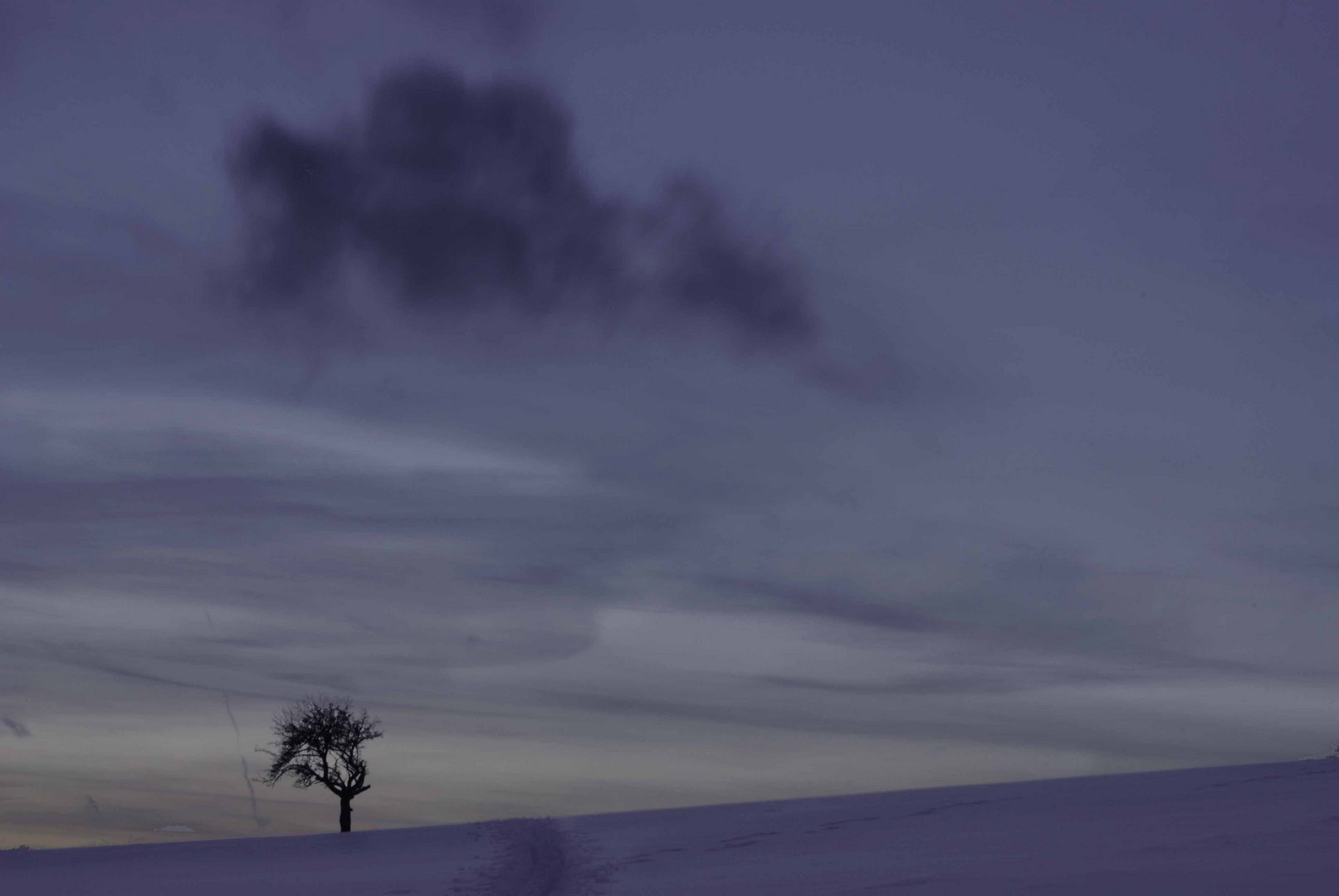 Klarer Januar Himmel