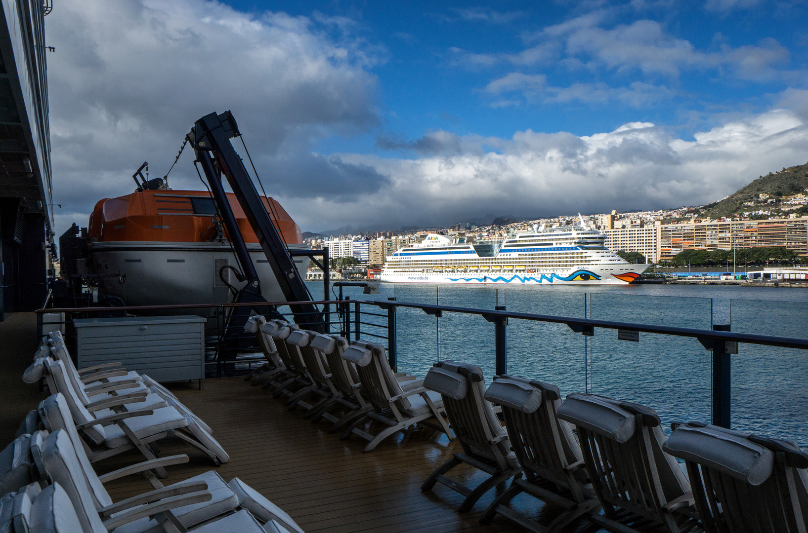 Klarer Morgen in Santa Cruz de Tenerife