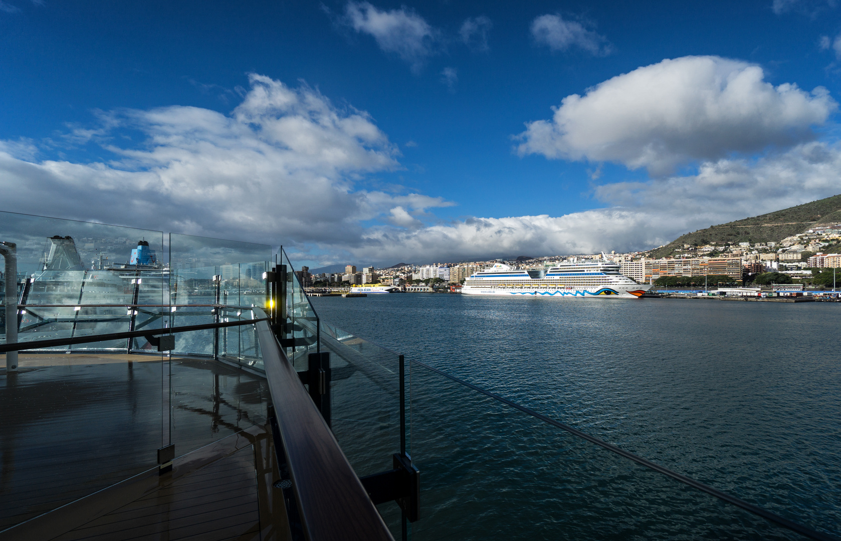 Klarer Morgen in Santa Cruz de Tenerife