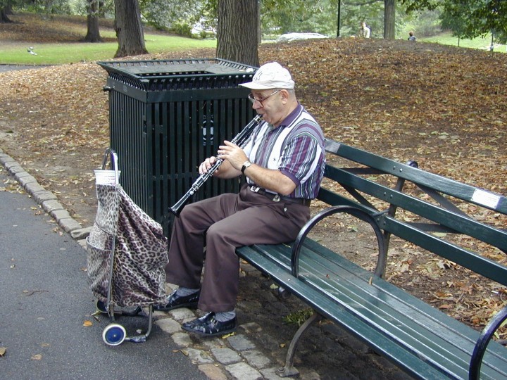 Klarinettenmusik im Central Park