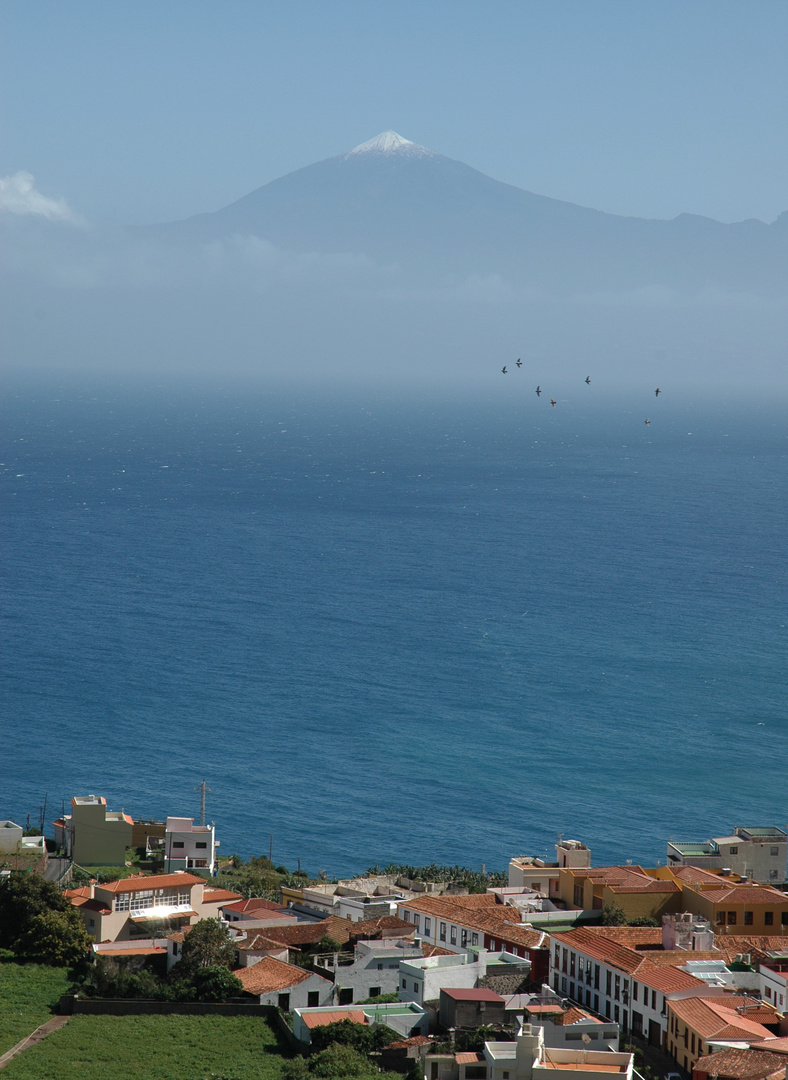 Klarsicht auf dem Teide von Agulo