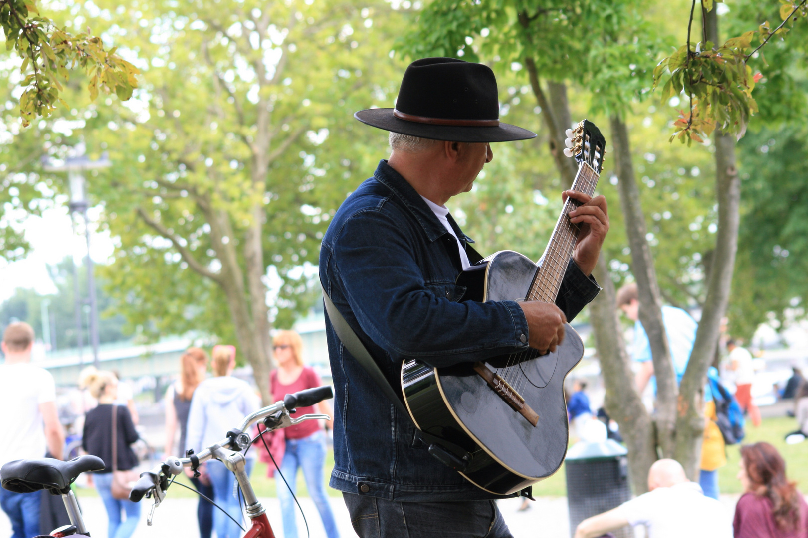 Klasse Musik im Park..