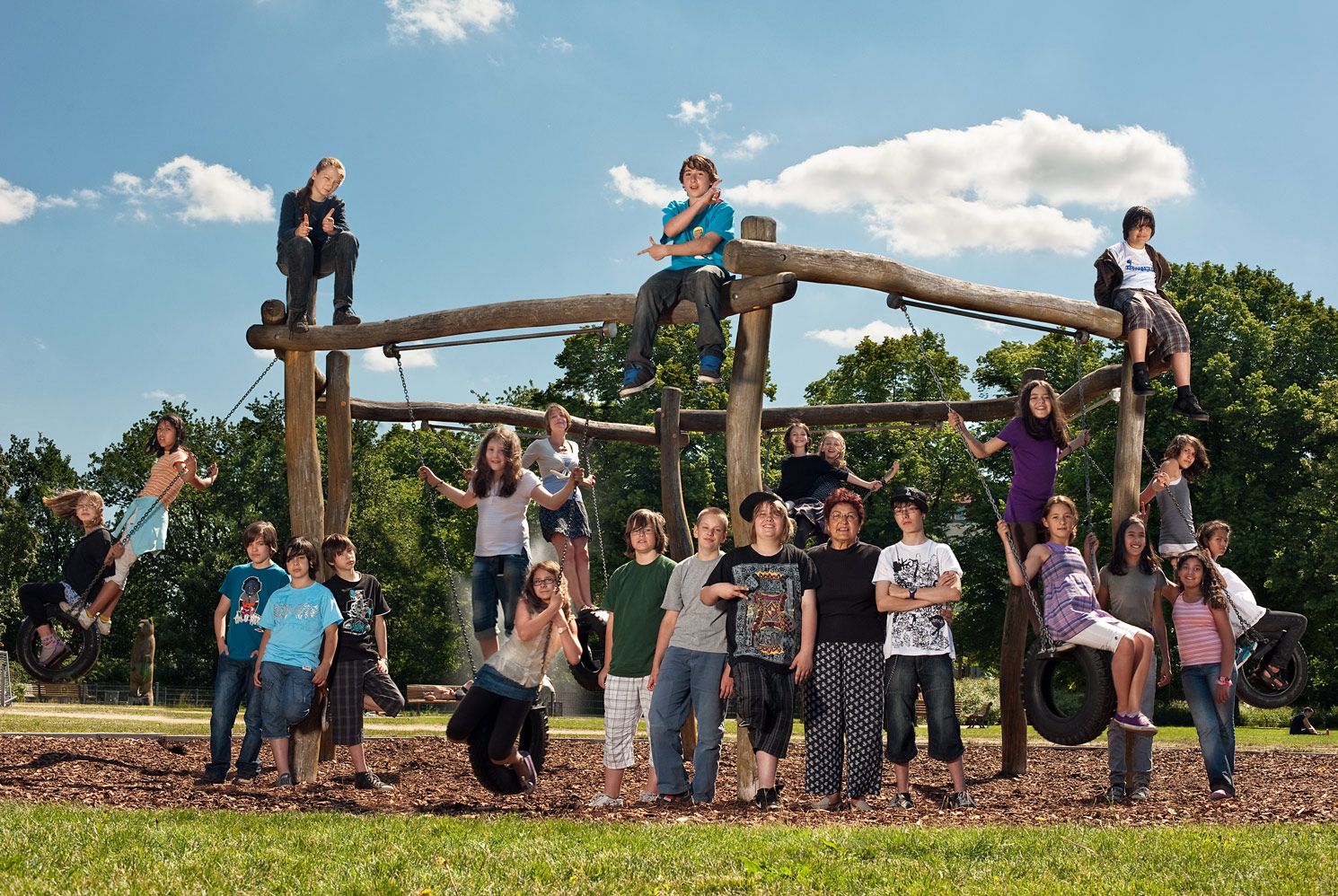 Klassenfoto der 6b