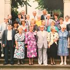 Klassenfoto des Jahrgangs 1939 Langenbrücken vor 35 Jahren