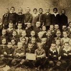 Klassenfoto von 1925: Höhengebiet von Bad Münstereifel