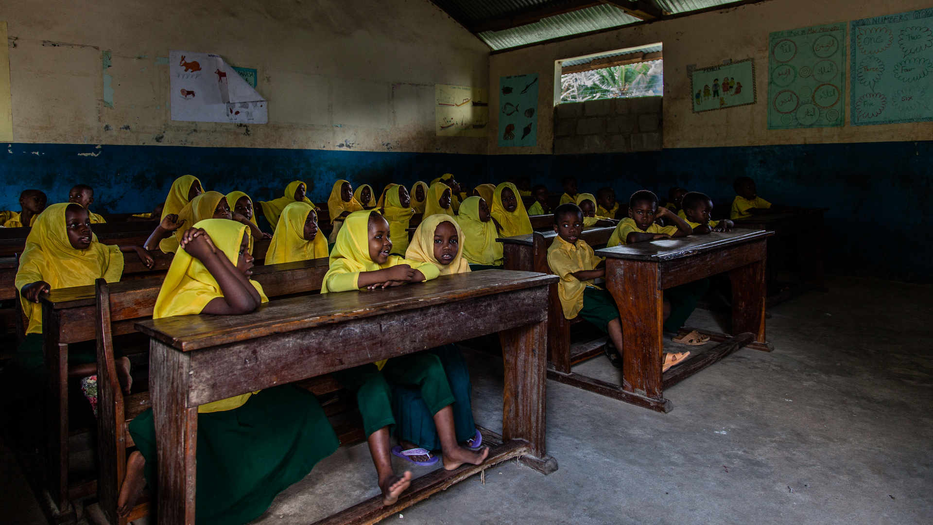 Klassenzimmer in Kizimkazi