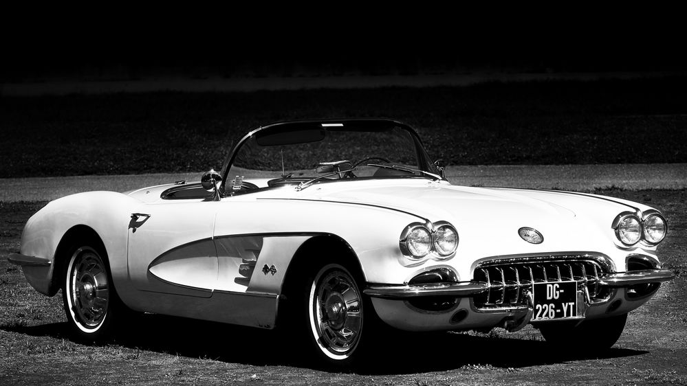 Klassiker in schwarz/weiß Foto &amp; Bild | autos &amp; zweiräder, oldtimer ...