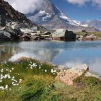 Klassiker: Matterhorn im Riffelsee