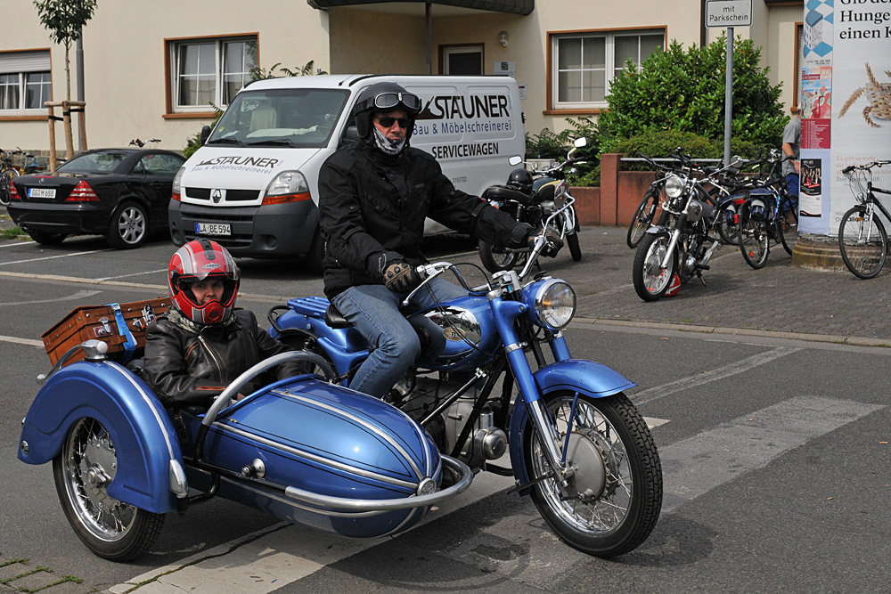 Klassikertreffen: Zündapp – Gespann KS 601 - Glück