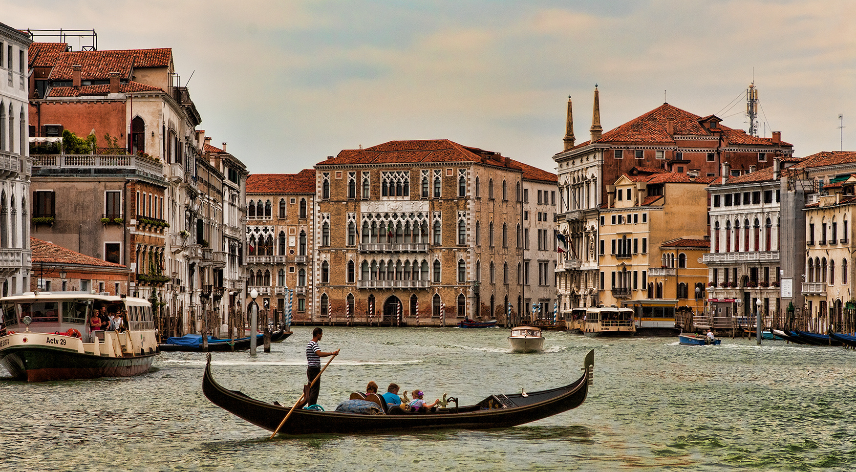 klassisch - Gondel auf dem Canal Grande