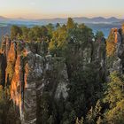 Klassische Basteisicht die so mit dem Sonnenaufgang jetzt nicht möglich ist...