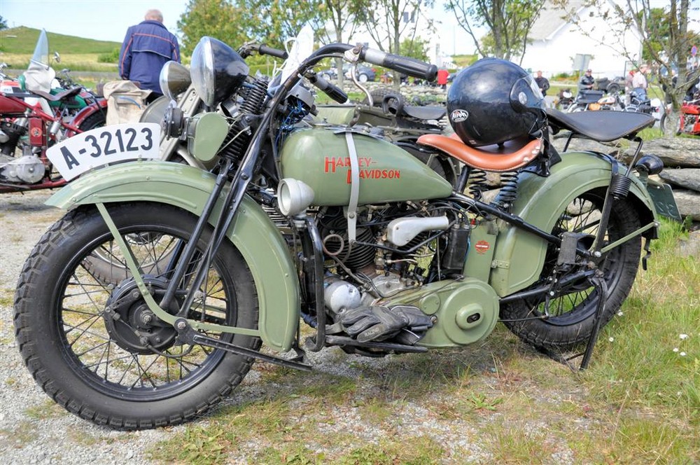 Klassische Motorraeder in Norwegen 2