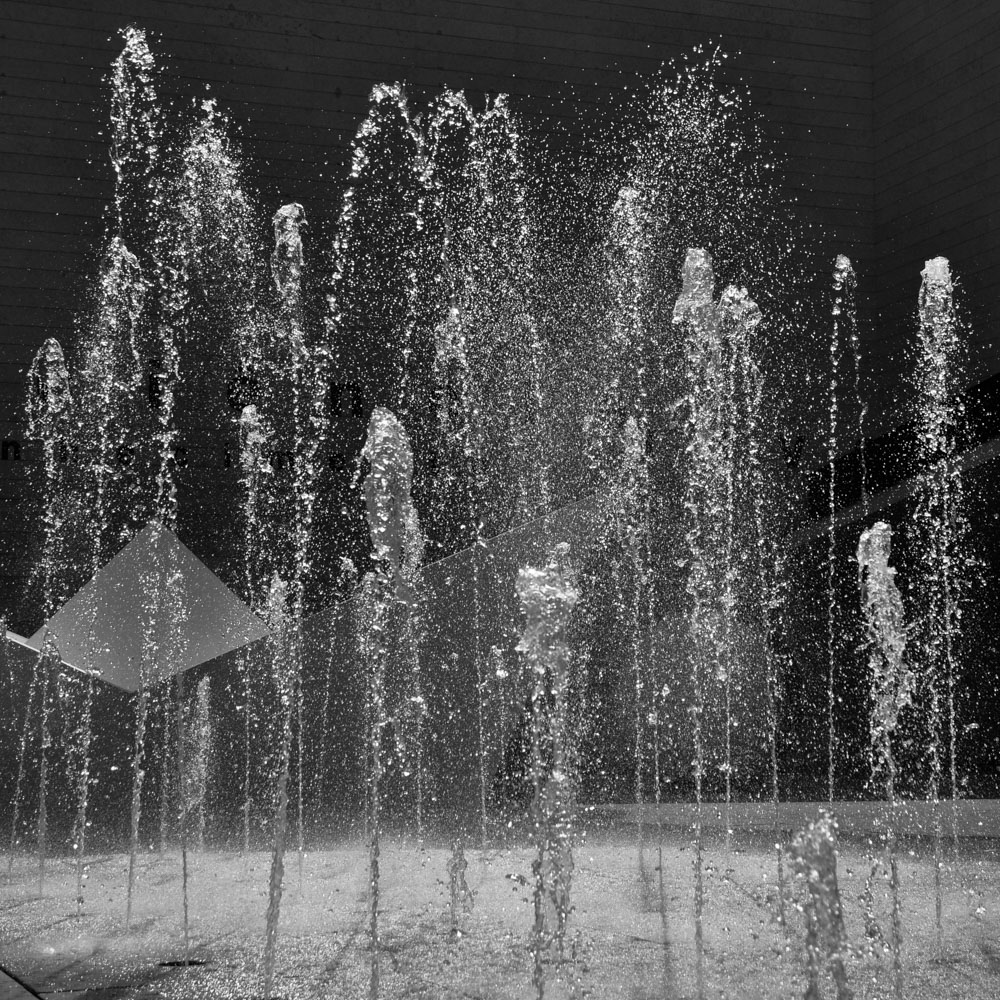 Klassischer Springbrunnen