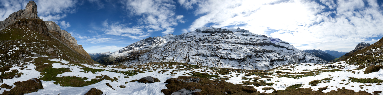 Klausenpass nach dem ersten Schnee