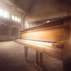 Klavier in den Beelitzer Heilstätten