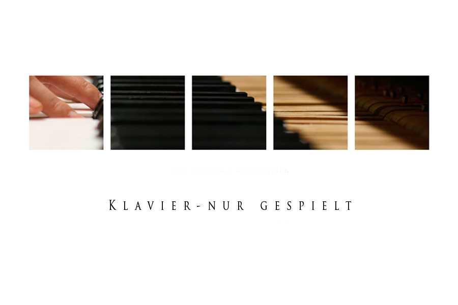 Klavier - nur gespielt