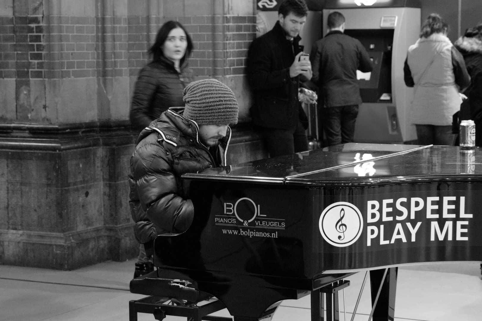 Klavierkonzert Amsterdam Hauptbahnhof