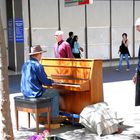 Klavierspieler auf der Rundle Mall in Adelaide