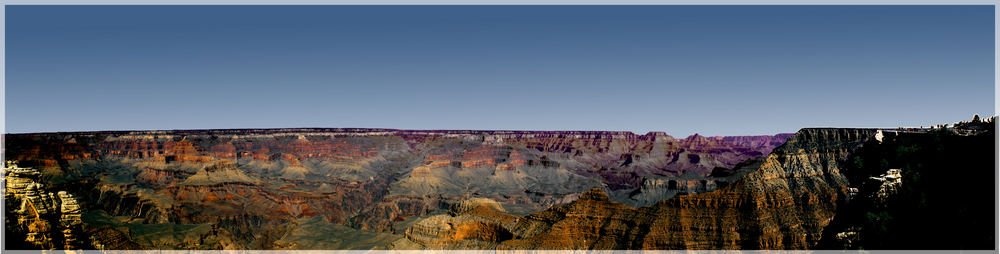 Kleie leute vor einem Giganten: Grand Canyon