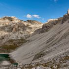 Klein aber fein war die Spiegelung an dem kleinen See hinter dem Paternkofel.