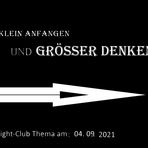 Klein anfangen und größer denken: Fight-Club am  4.9.2021