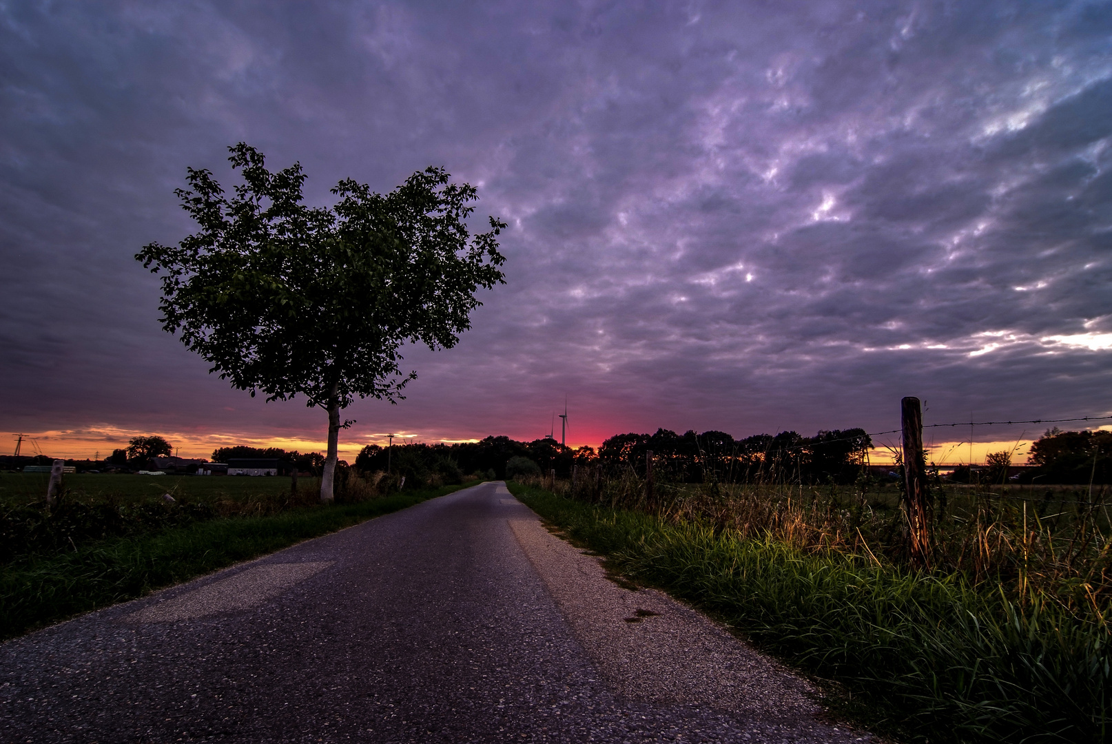 Klein-Netterden am Abend