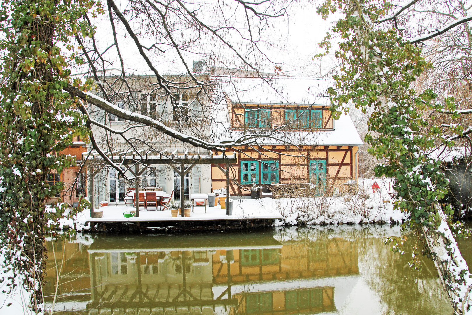 Klein Venedig am Mühlgraben in Cottbus