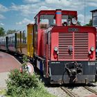 Kleinbahn auf der Insel Borkum