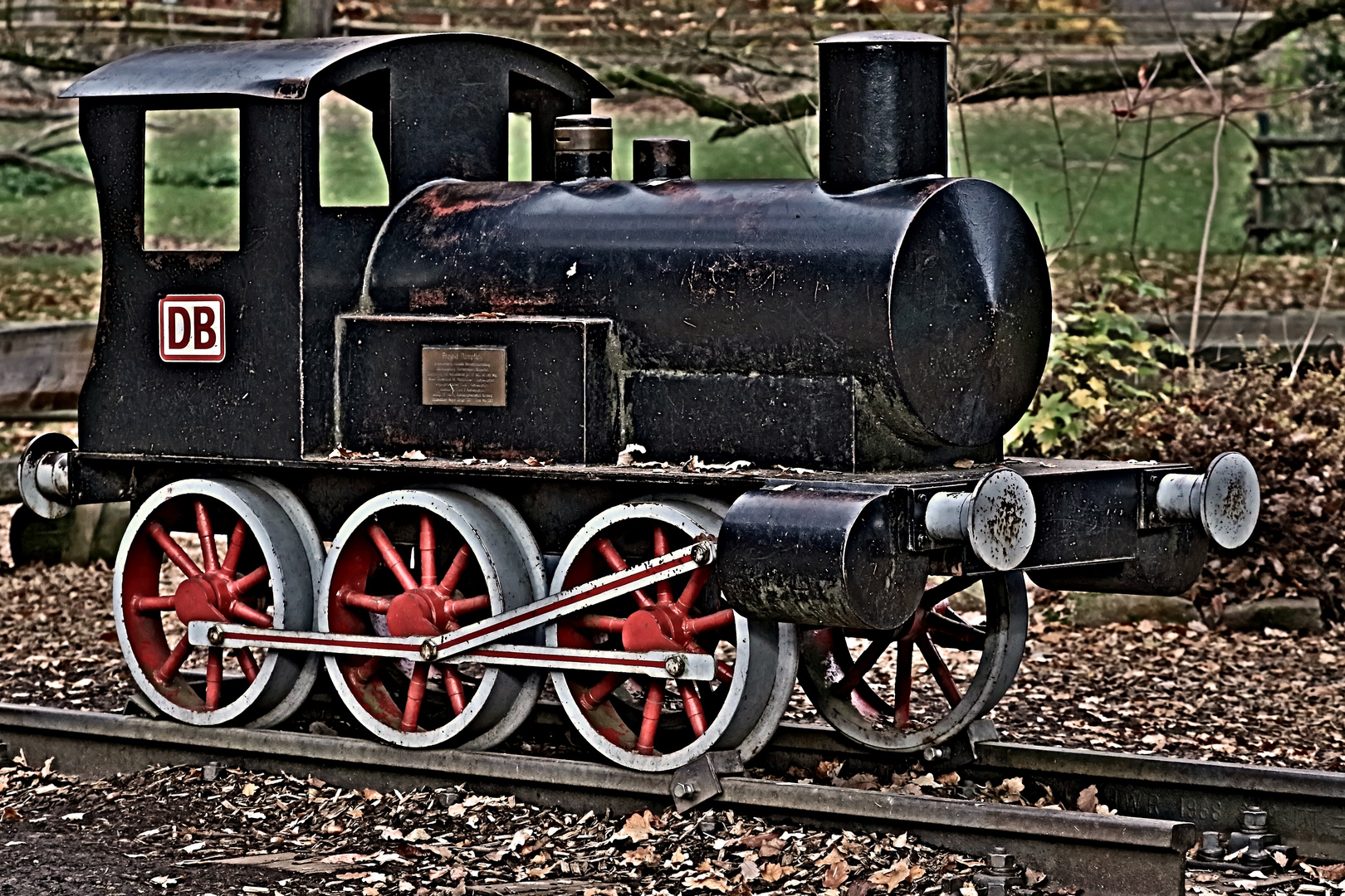 Kleinbahn im Nürnberger Tiergarten (HDR)