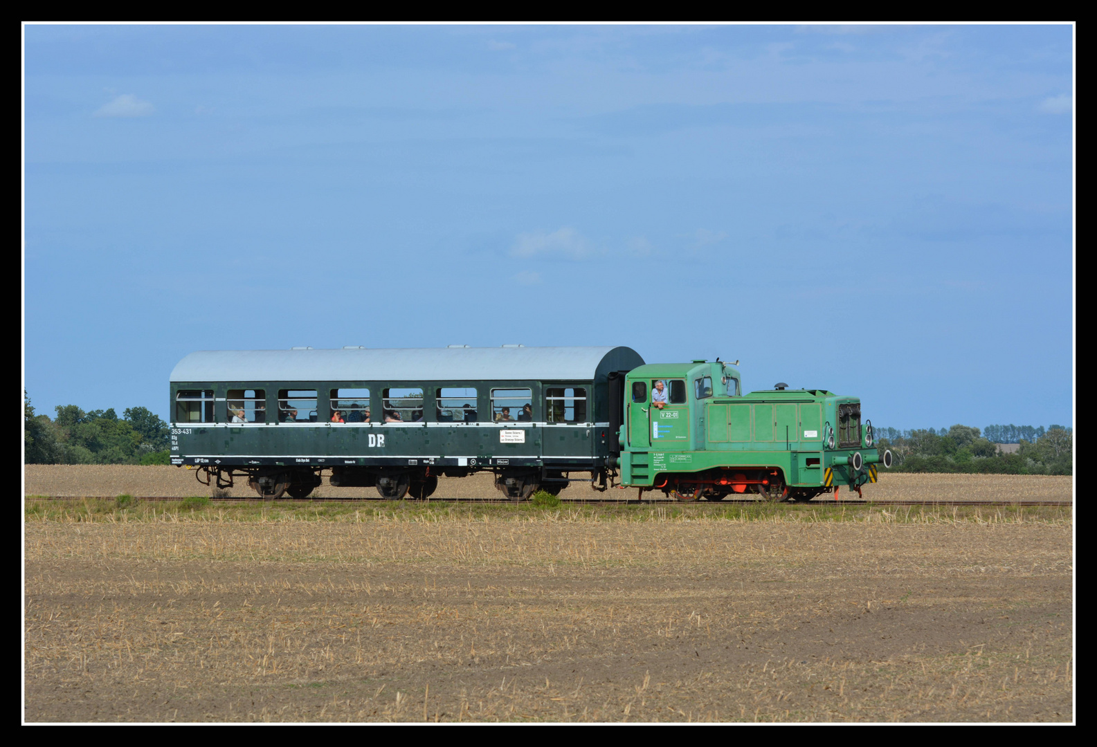 Kleinbahn in der Uckermark