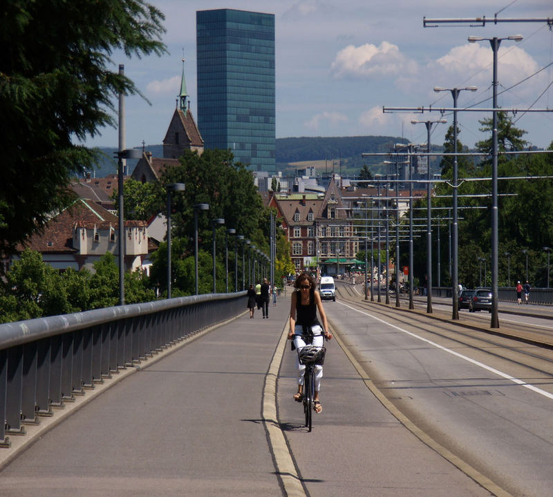 Kleinbasel View from WettStein Brucke