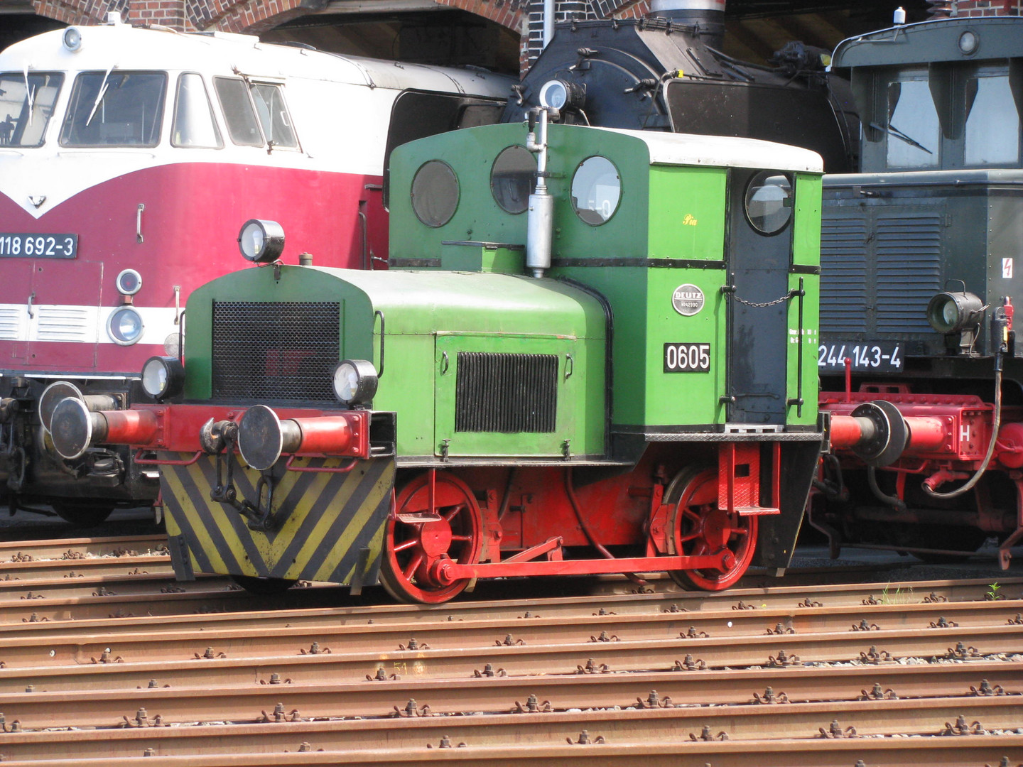 Kleindiesellokomotive 0605 der „OHE“