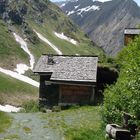 Kleine Almhütte bei den Umbalfällen