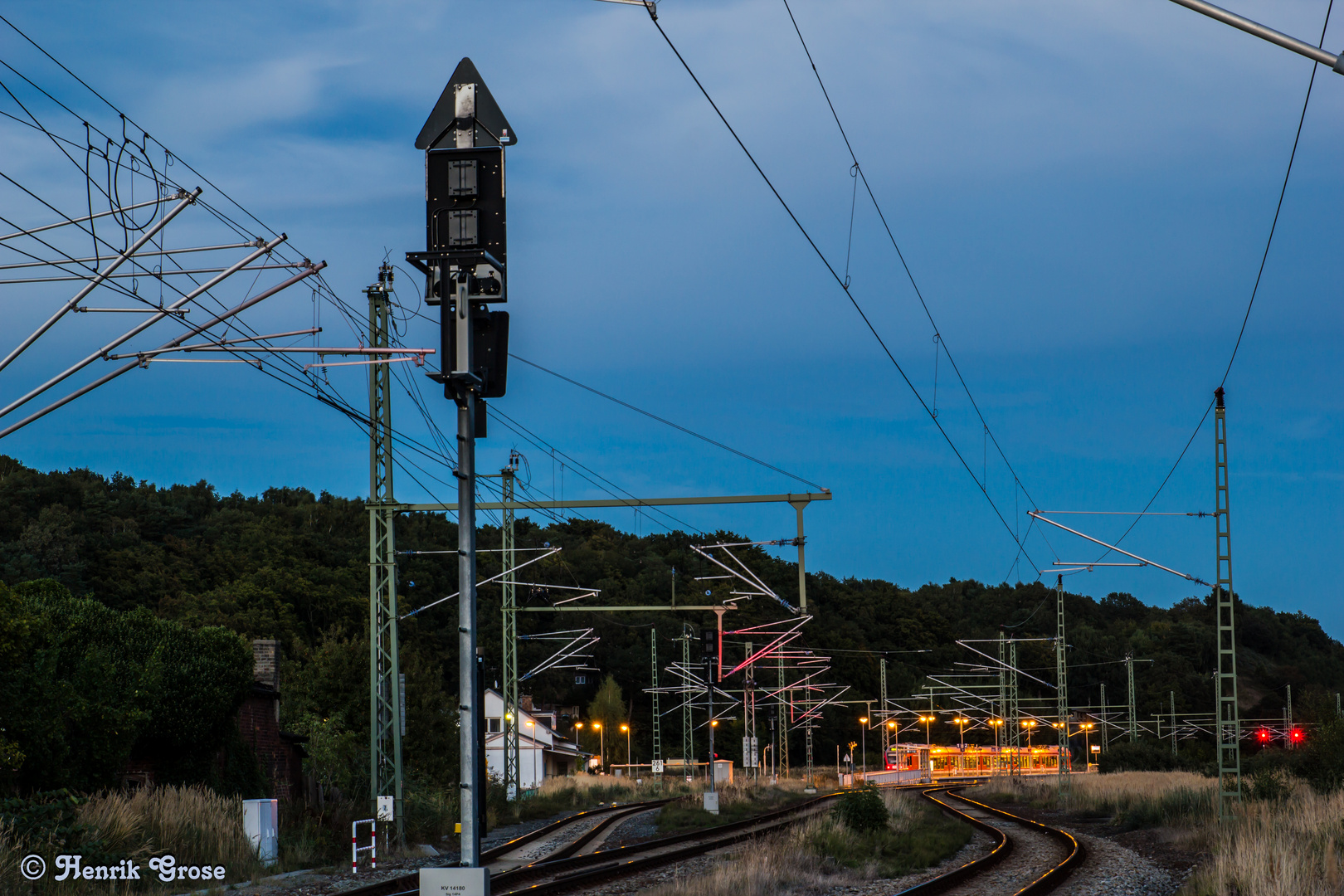 kleine Bahnhof von Lietzow